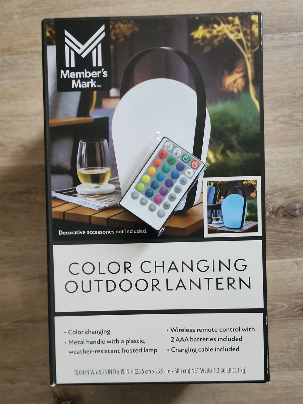 Color Changing Outdoor Lantern With Remote - Picture 3 of 3